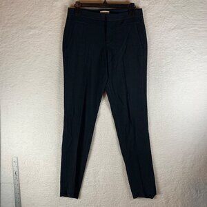 Helmut Lang Women's Wool Blend Mid Rise Black Casual Trouser Dress Pants Size 28